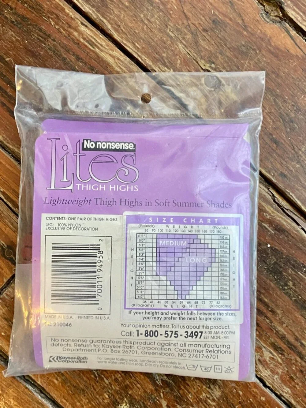 Vintage Hosiery Lot 3 NOS Thigh Highs No Nonsense Lites Lightweight Soft Ebony M